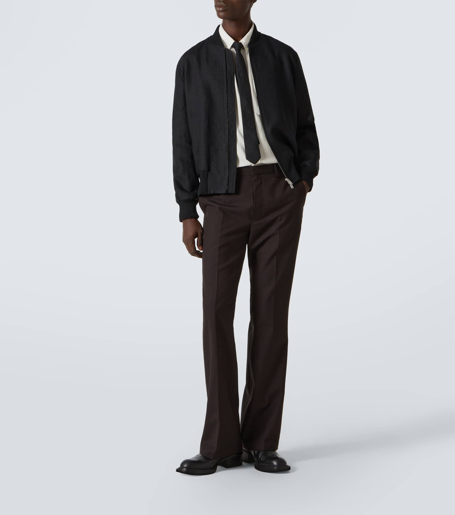 Linen bomber jacket - 2