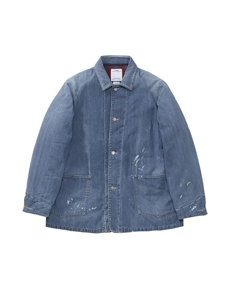 SS COVERALL DOWN DMGD LT.INDIGO - 1