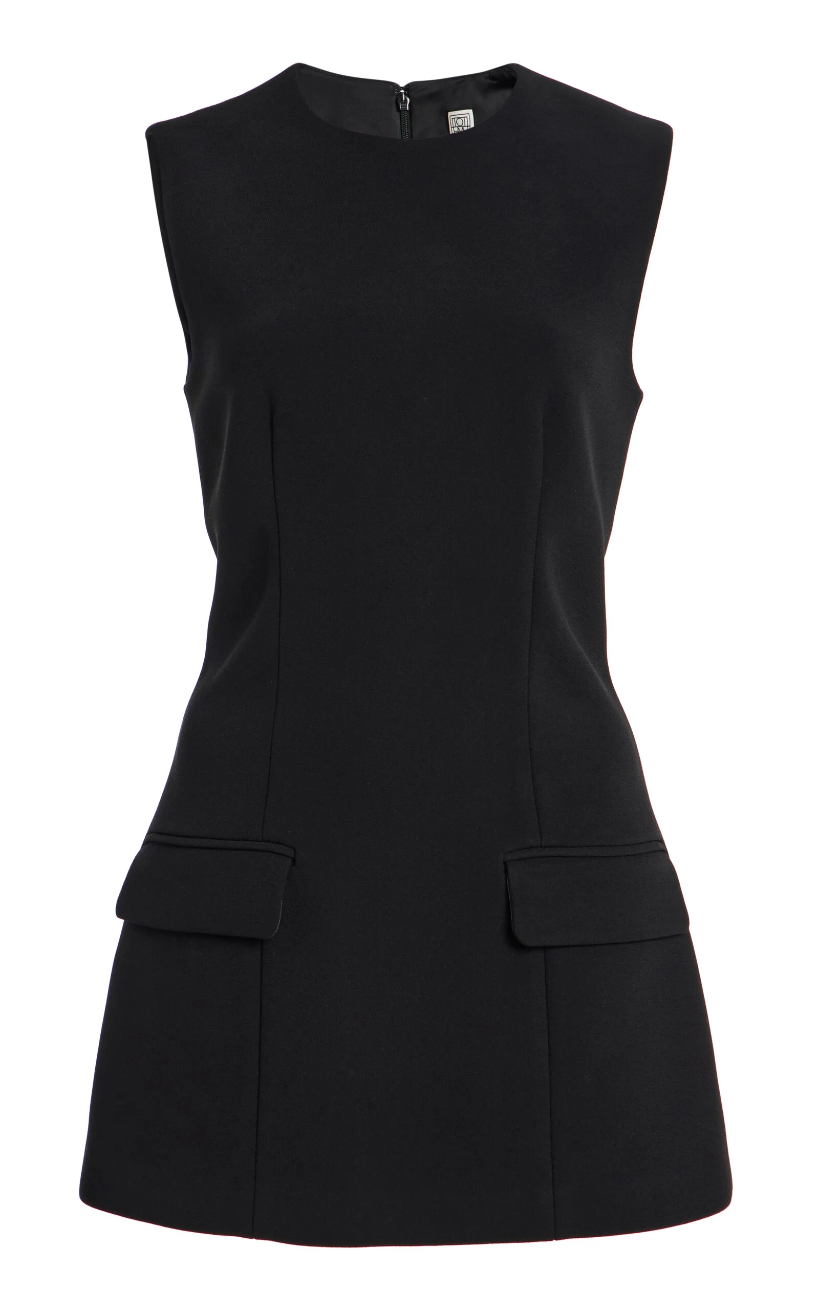 Sleeveless Suiting Top black - 1