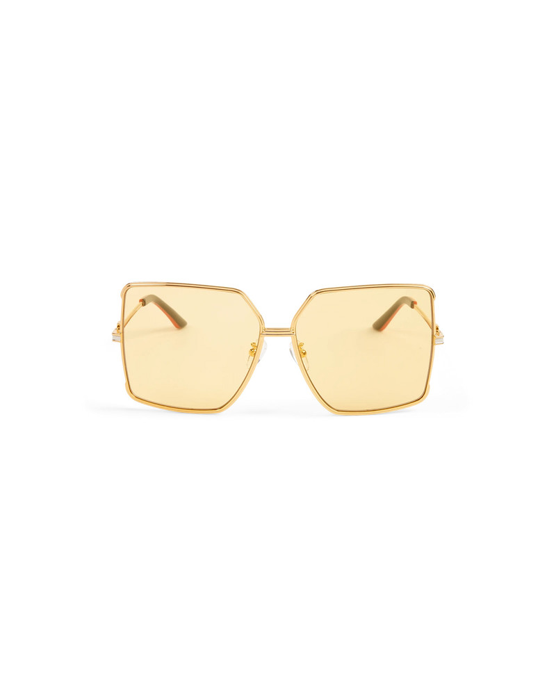 CASABLANCA Yellow & Gold The Castillo Sunglasses | Casablanca Paris outlook