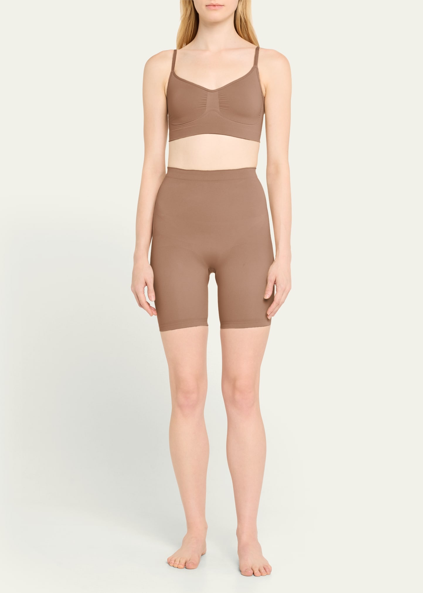 Seamless Sculpt Mid-Thigh Shorts - 2