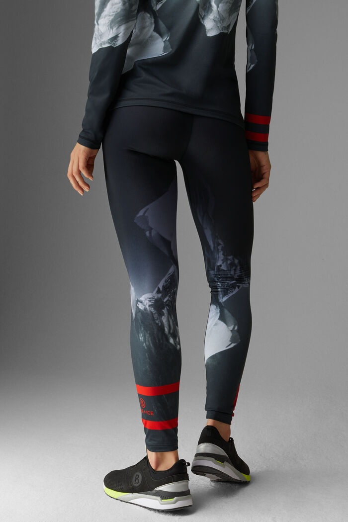 Tamira Tights in Black/Gray - 3