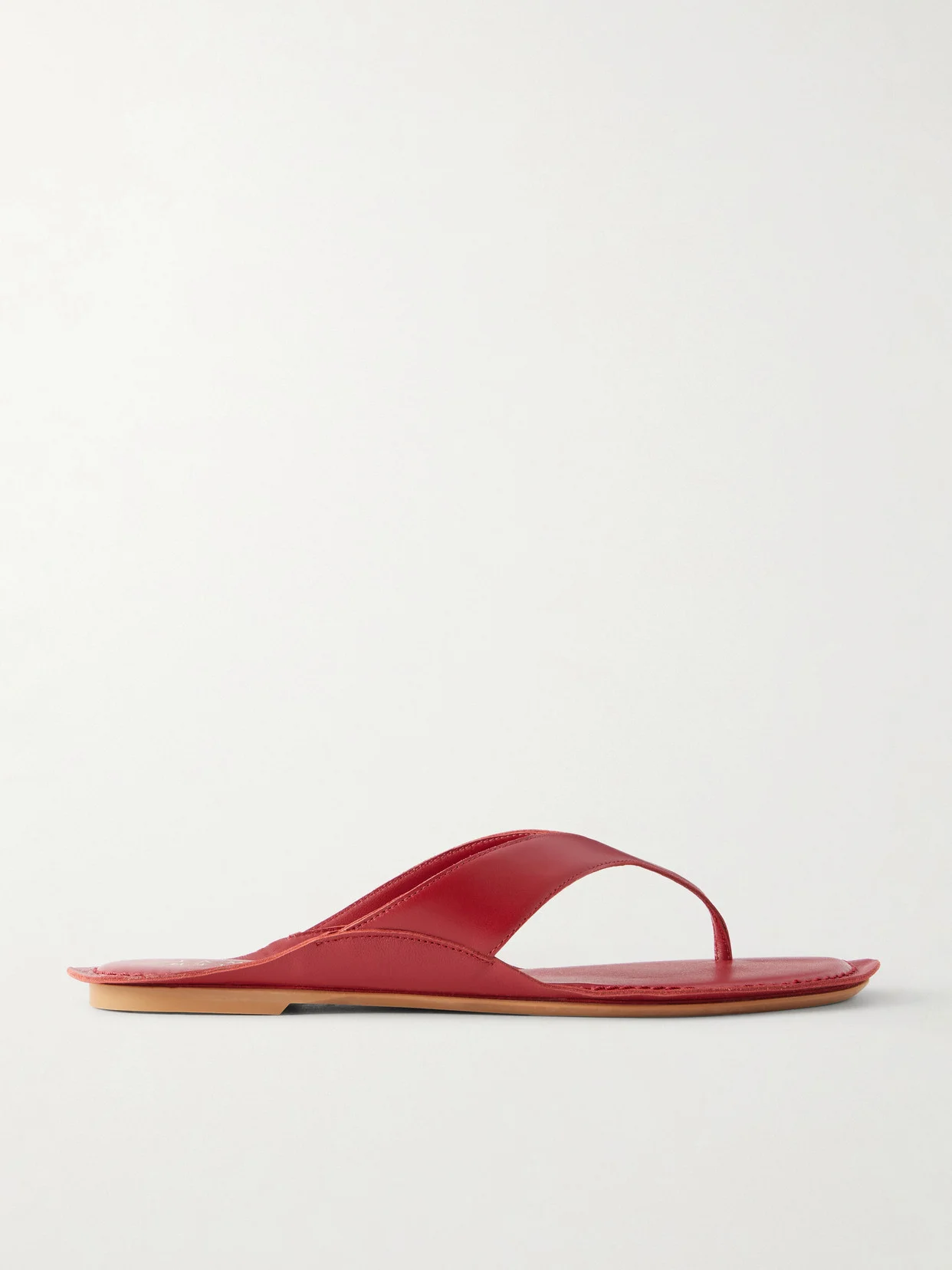 The San Diego Leather Thong Sandals - 1