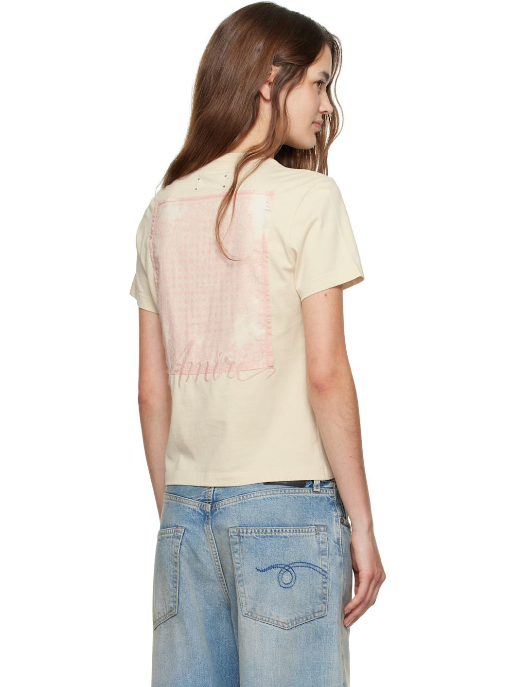 Off-White Bleach Bandana Patch T-shirt - 3