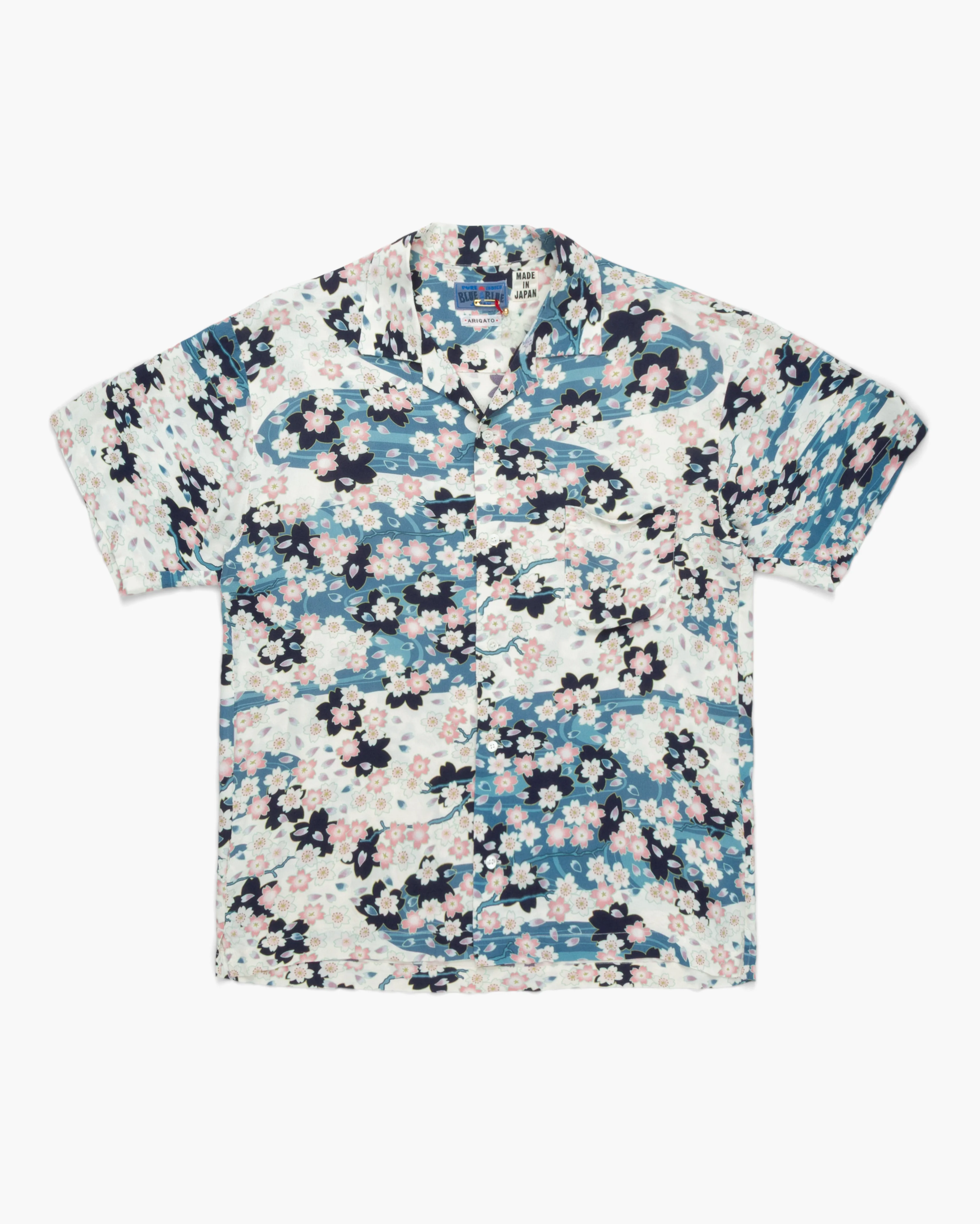 Nagare Sakura Aloha Shirt - 1