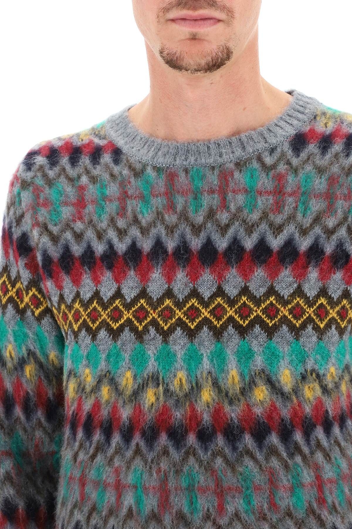 FAIR-ISLE WOOL SWEATER - 5