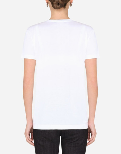 Dolce & Gabbana Jersey t-shirt with logo outlook