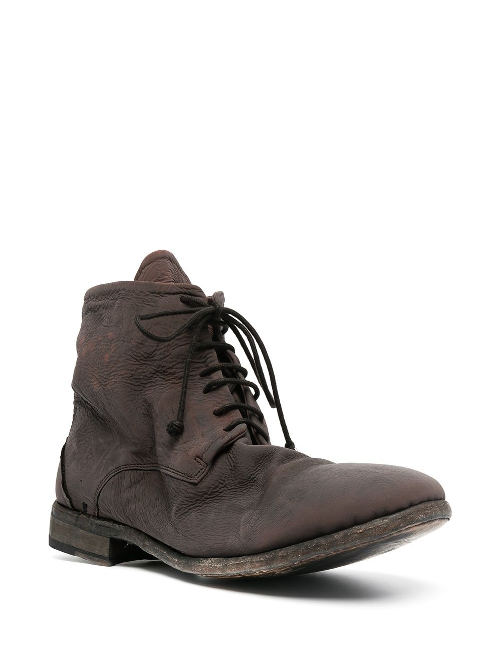 chunky lace-up leather boots - 2