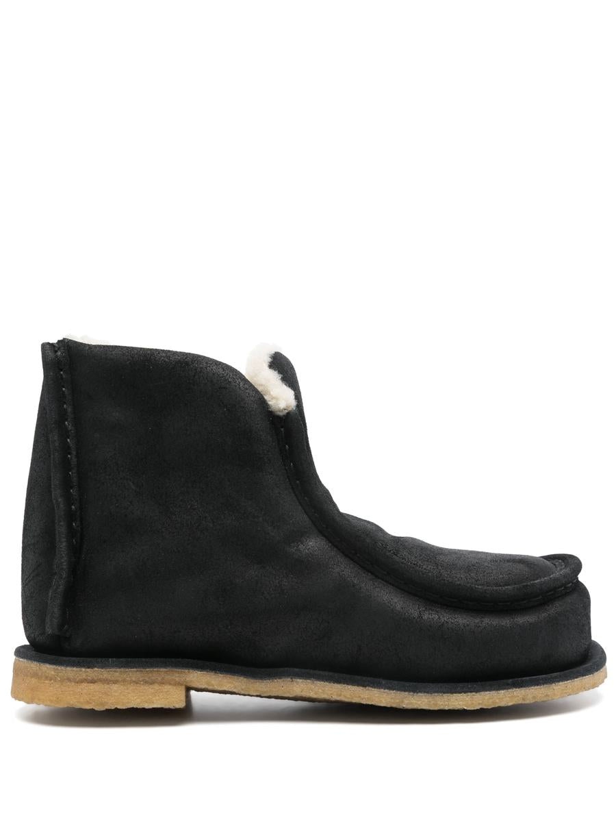 ミドルブーツ JW ANDERSON Women Boots ANW43065A20100 54833 BLACK Black JW Anderson JW Anderson Ankle Boot Shoes | baltini | REVERSIBLE