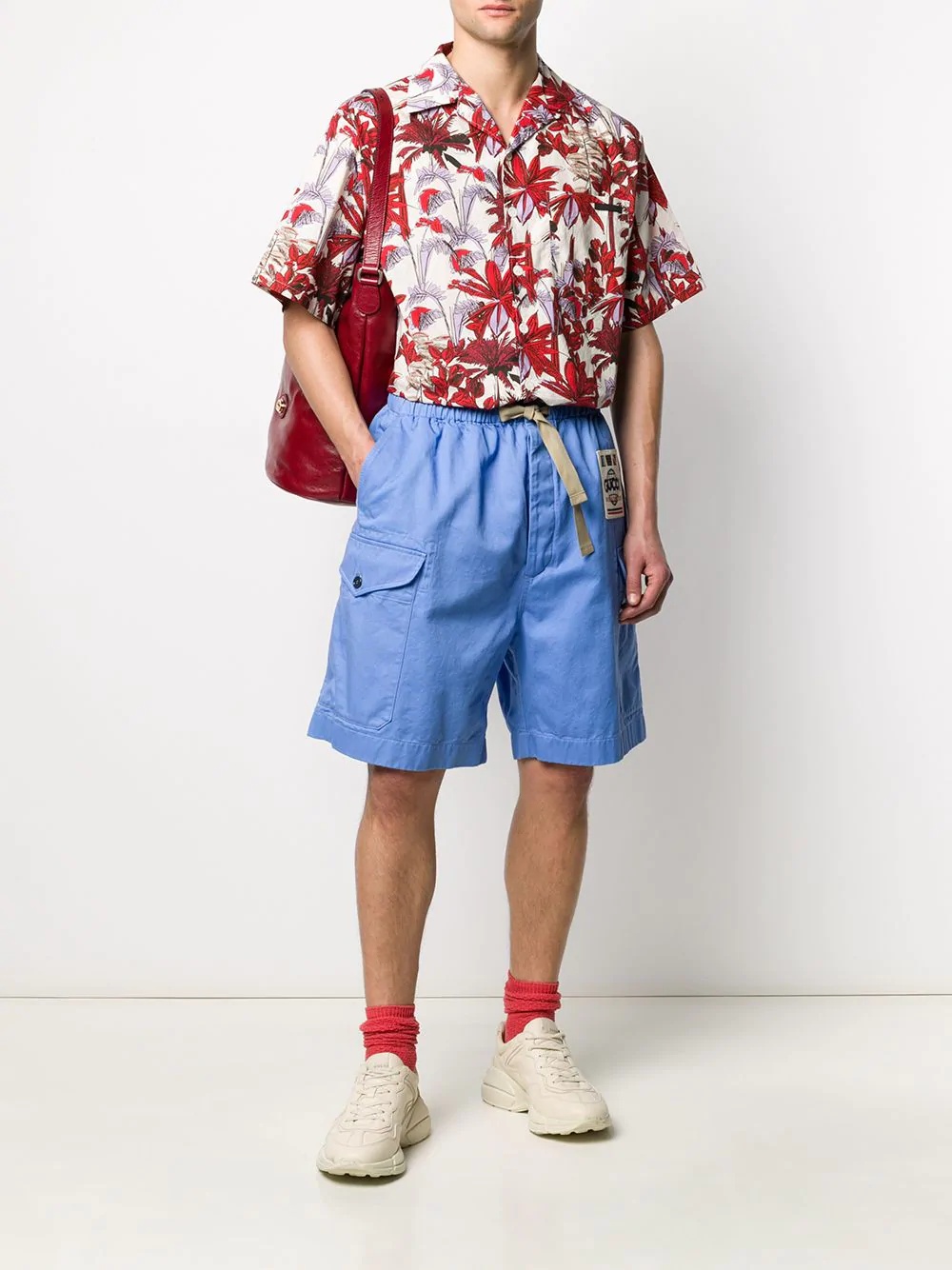 Gucci Worldwide drill shorts - 2