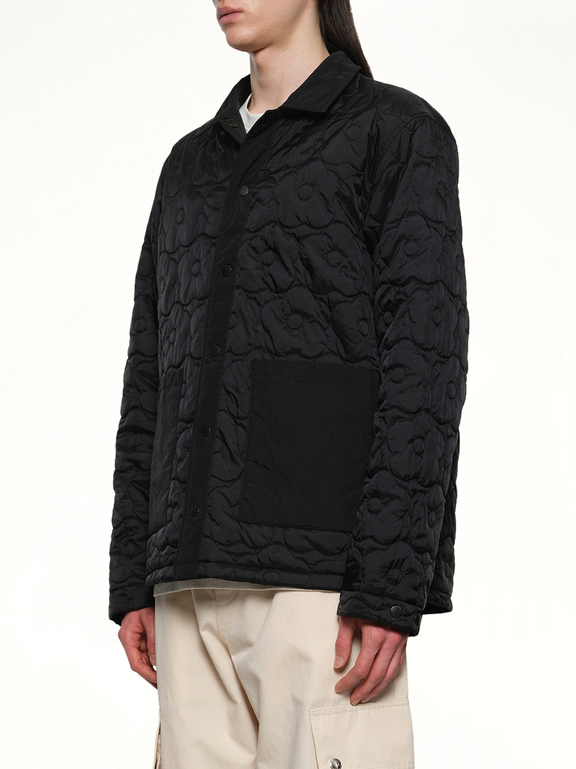 Boke Flower 2.0 Reversible Heavy Coach Jacket in Black - 10