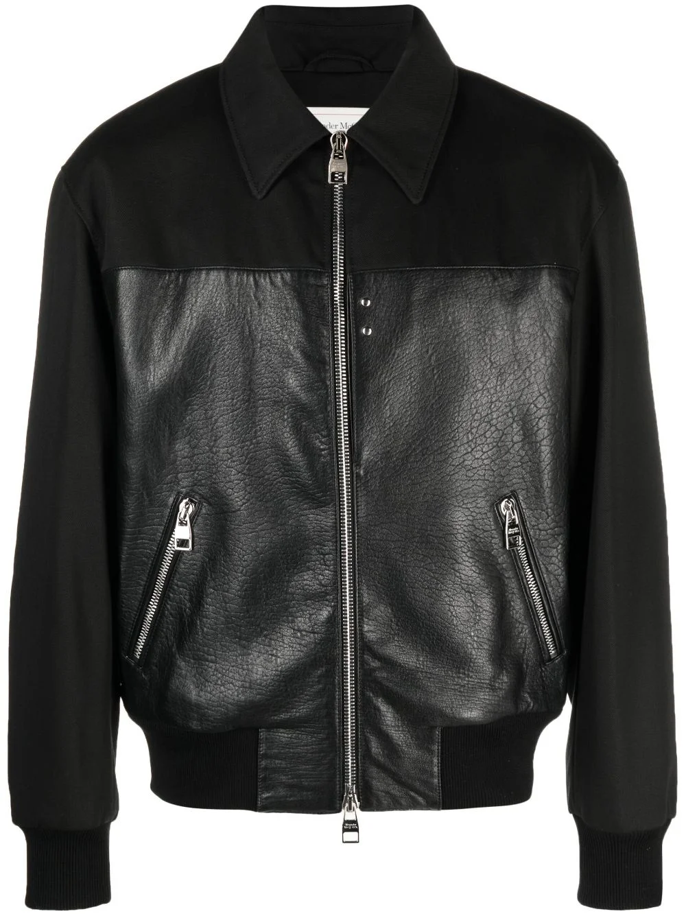 panelled zipped bomber 재킷 - 1
