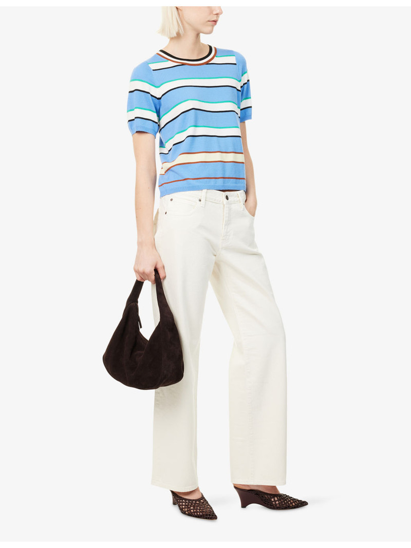 FRAME The Lowkey Saturday Cotton Denim Jeans outlook