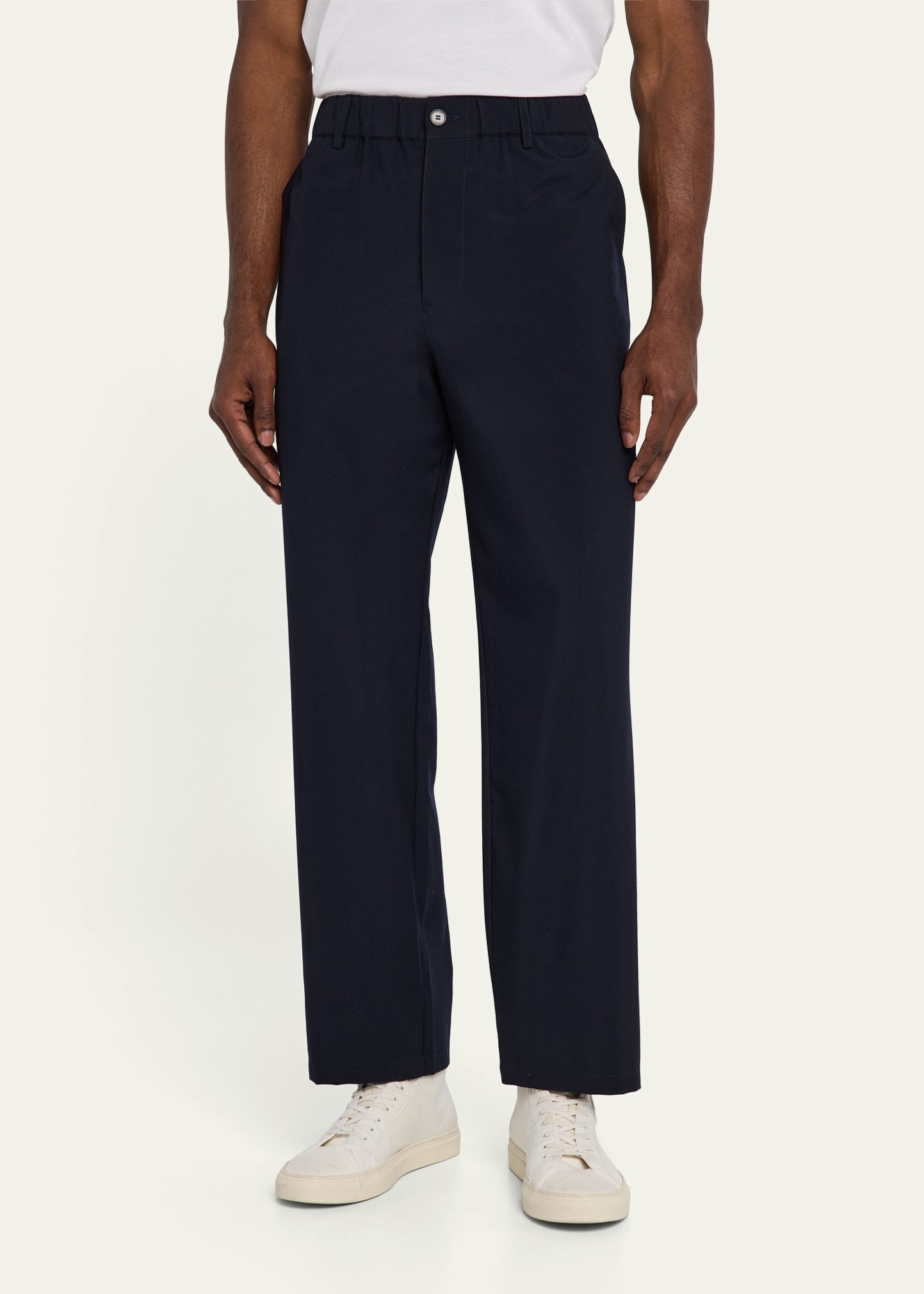 Men's Relaxed Wool Trousers - 4