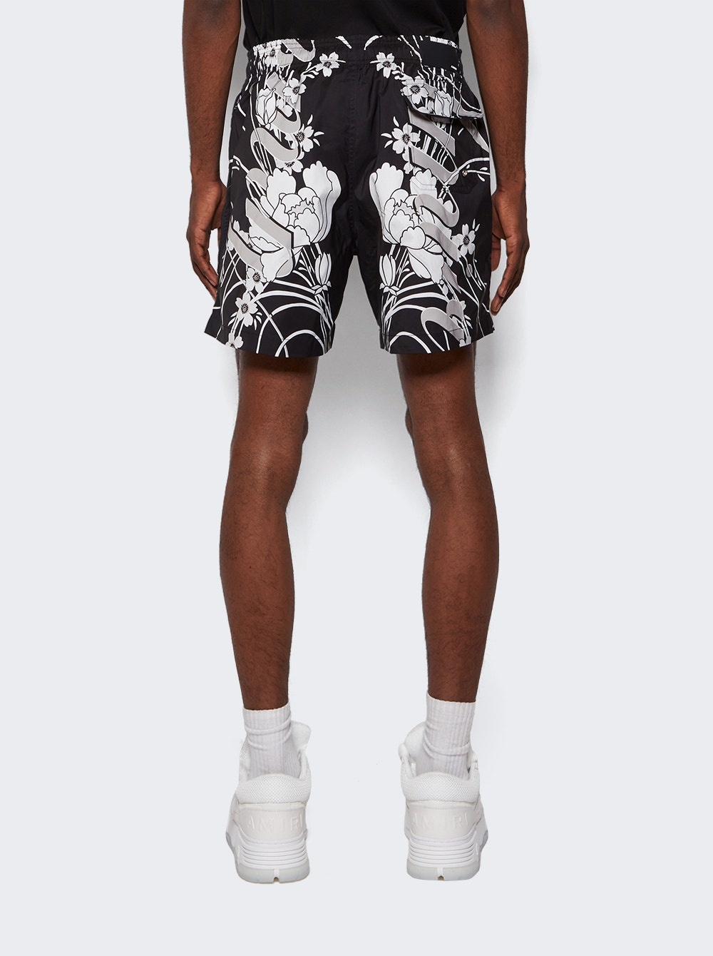 Floral Swim Shorts Black - 5