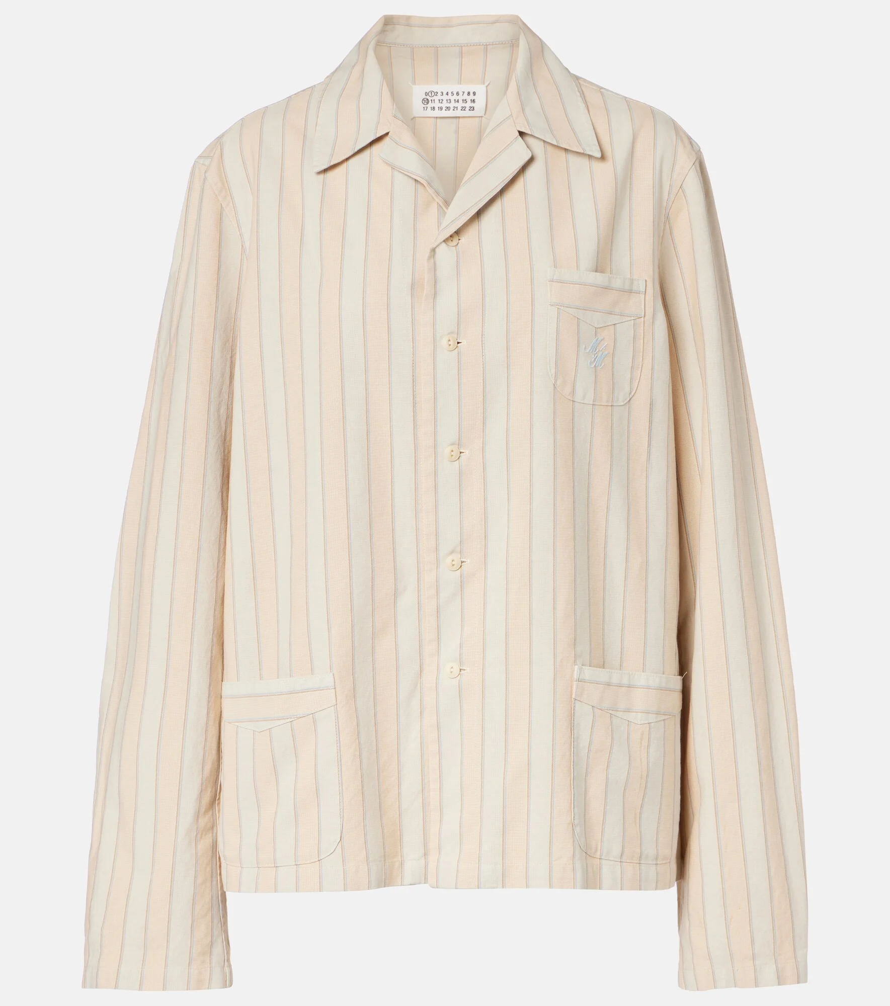 Striped cotton shirt - 1