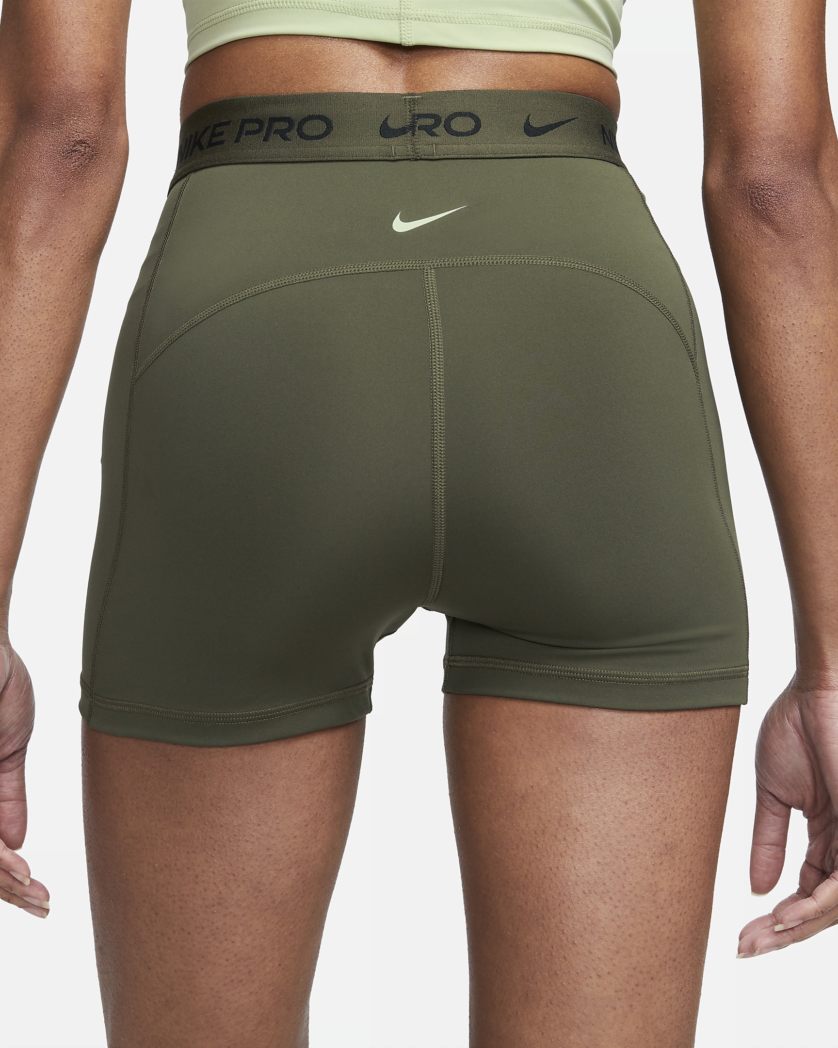 Women's Nike Pro Dri-FIT High-Waisted 3" Shorts - 3