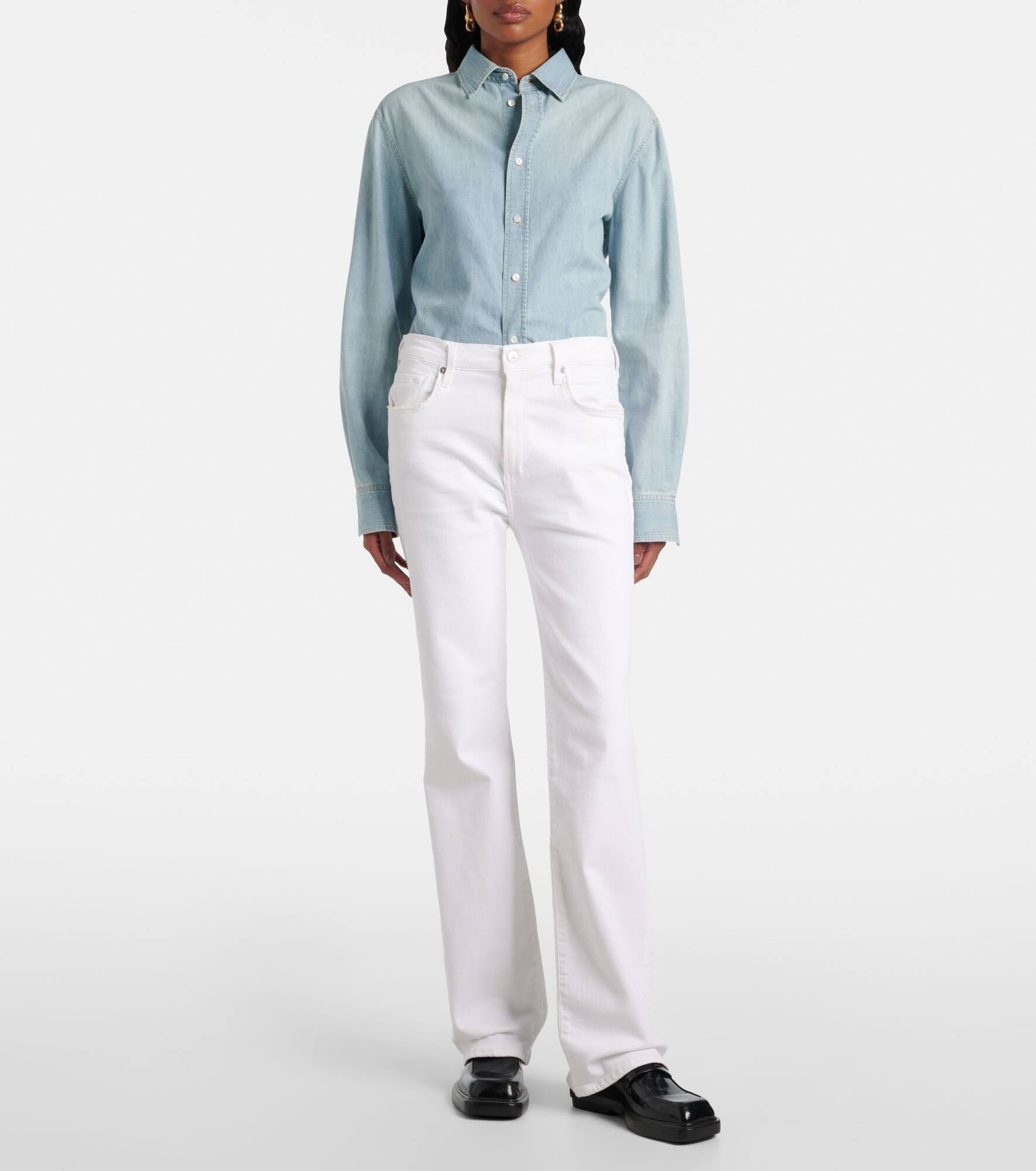 Lilah high-rise bootcut jeans - 7