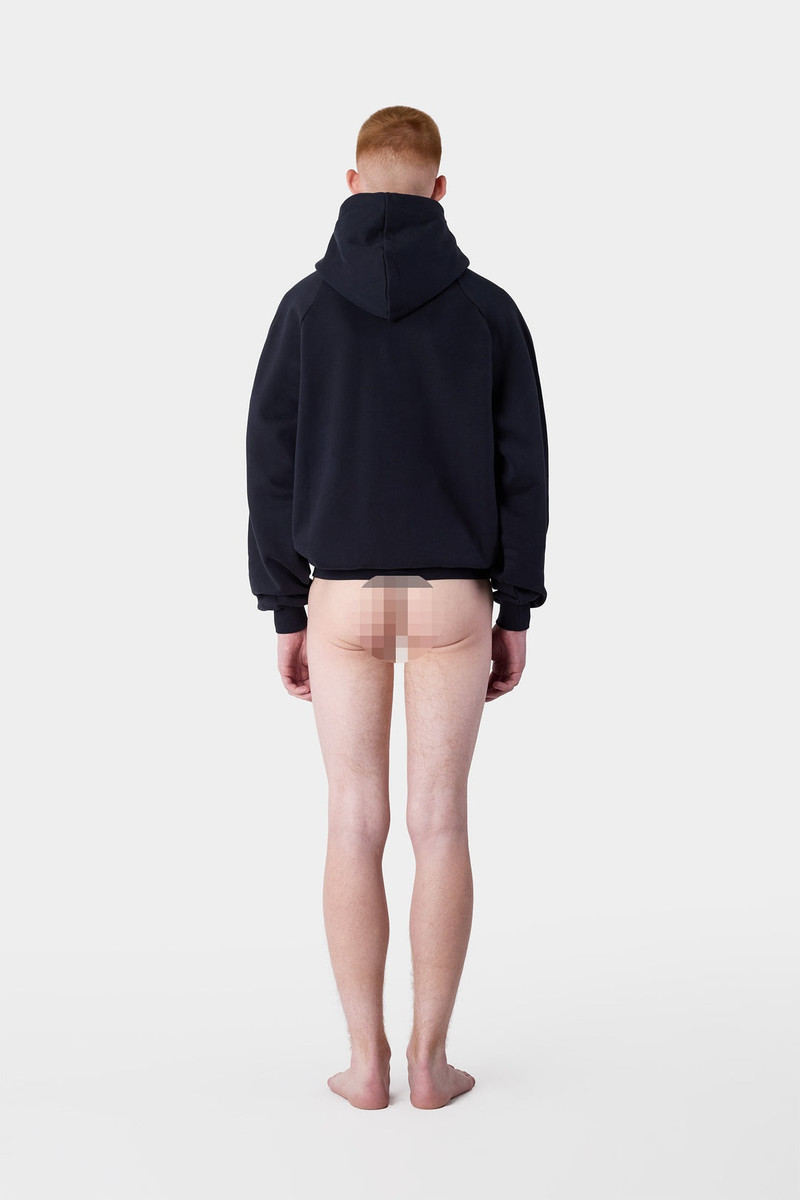 EMBROIDERED BIG LOGO HOODIE / blue SUNNEI 7