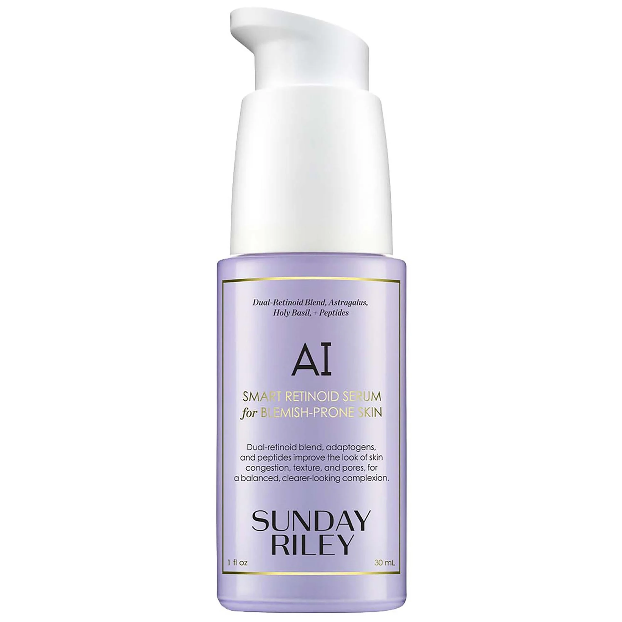Sunday Riley AI Smart Retinoid for Blemish Prone Skin 30ml - 1