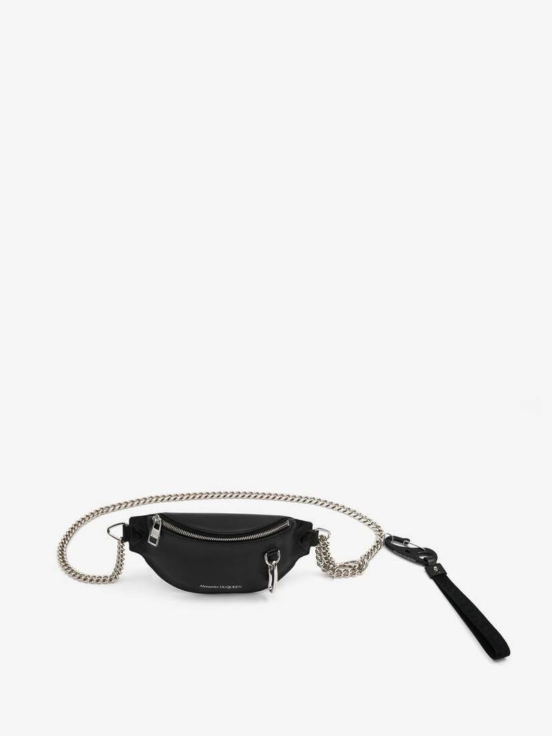 Men's Biker Belt Bag in Black 1