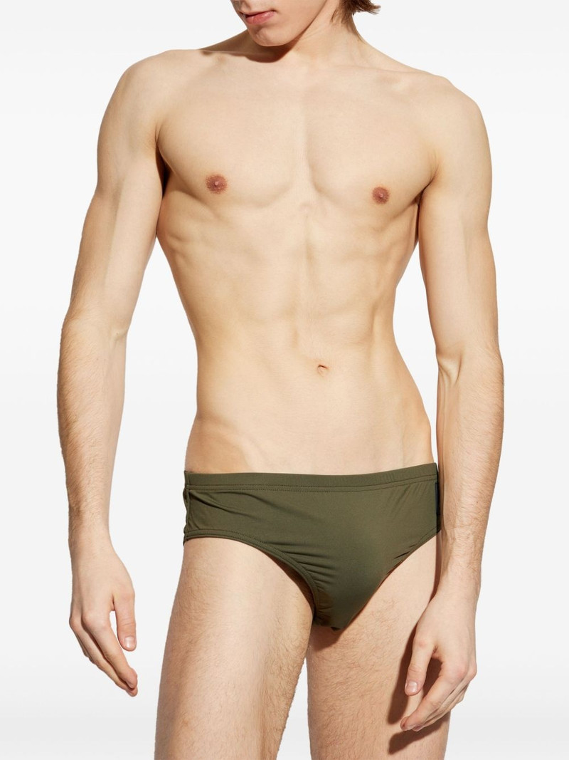 Balmain logo-patch swim trunks outlook