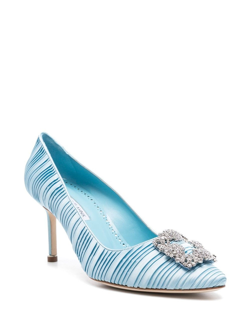 Manolo Blahnik 70mm Hangisi pumps outlook