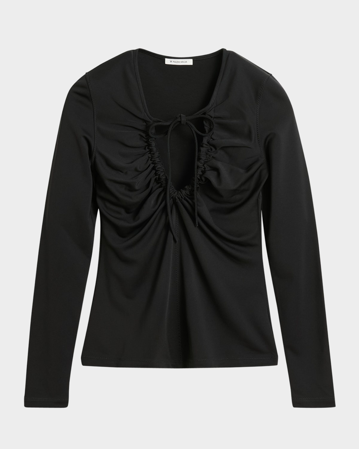 Ruched Cutout Blouse - 1