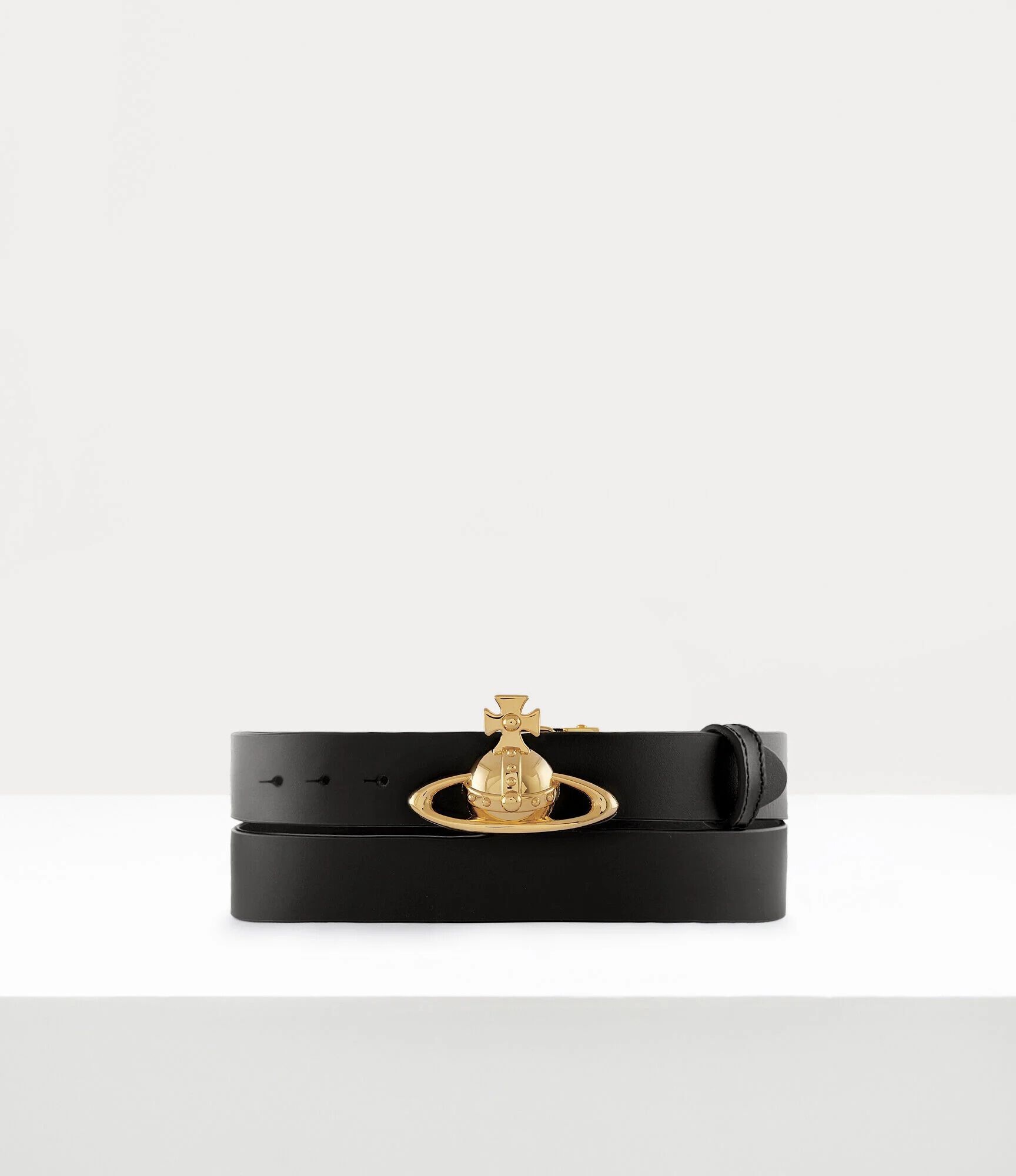 ORB BUCKLE BELT / LIGHT GOLD - 1
