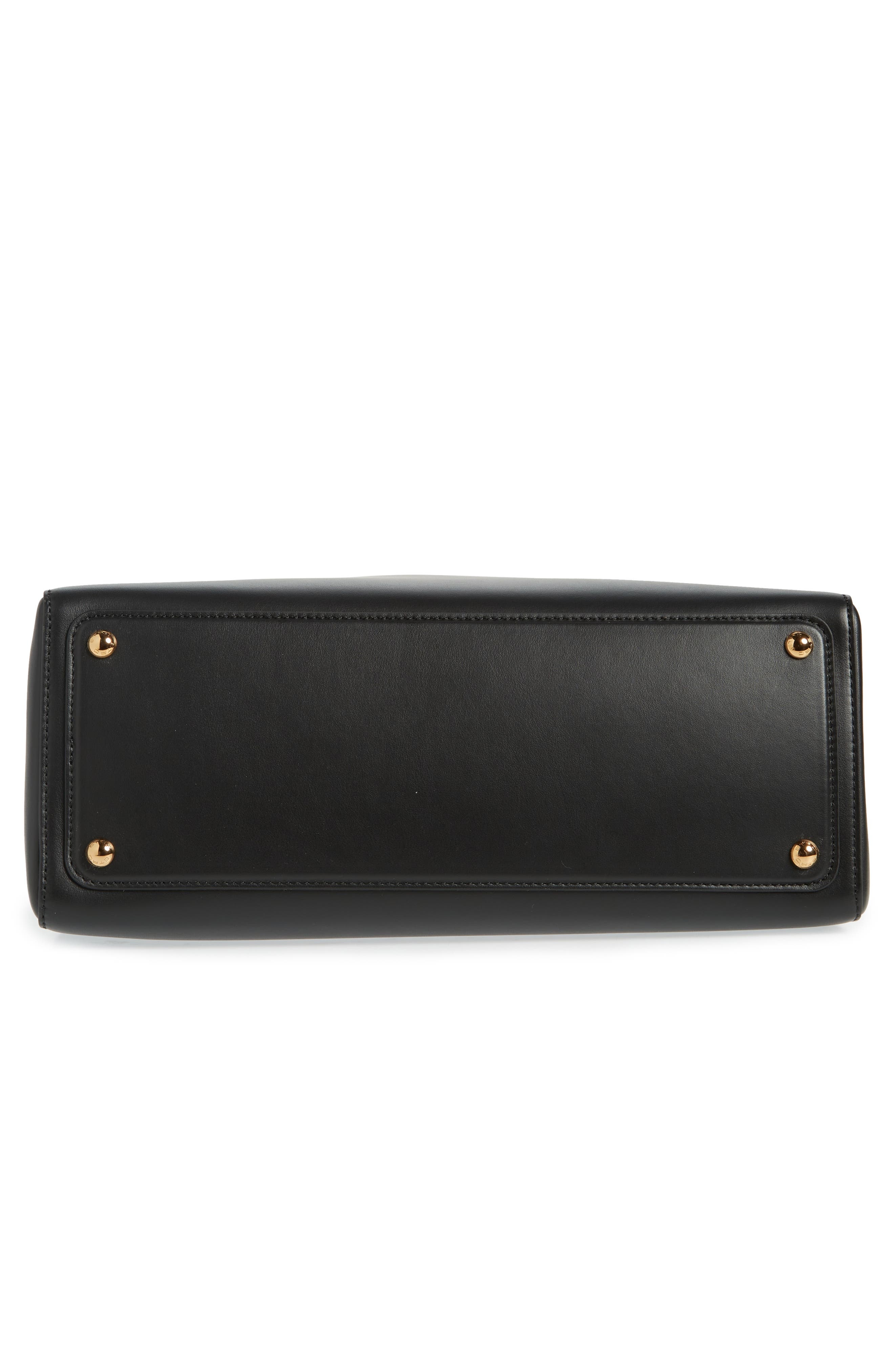 Large Vela Leather Shoulder Bag - 7