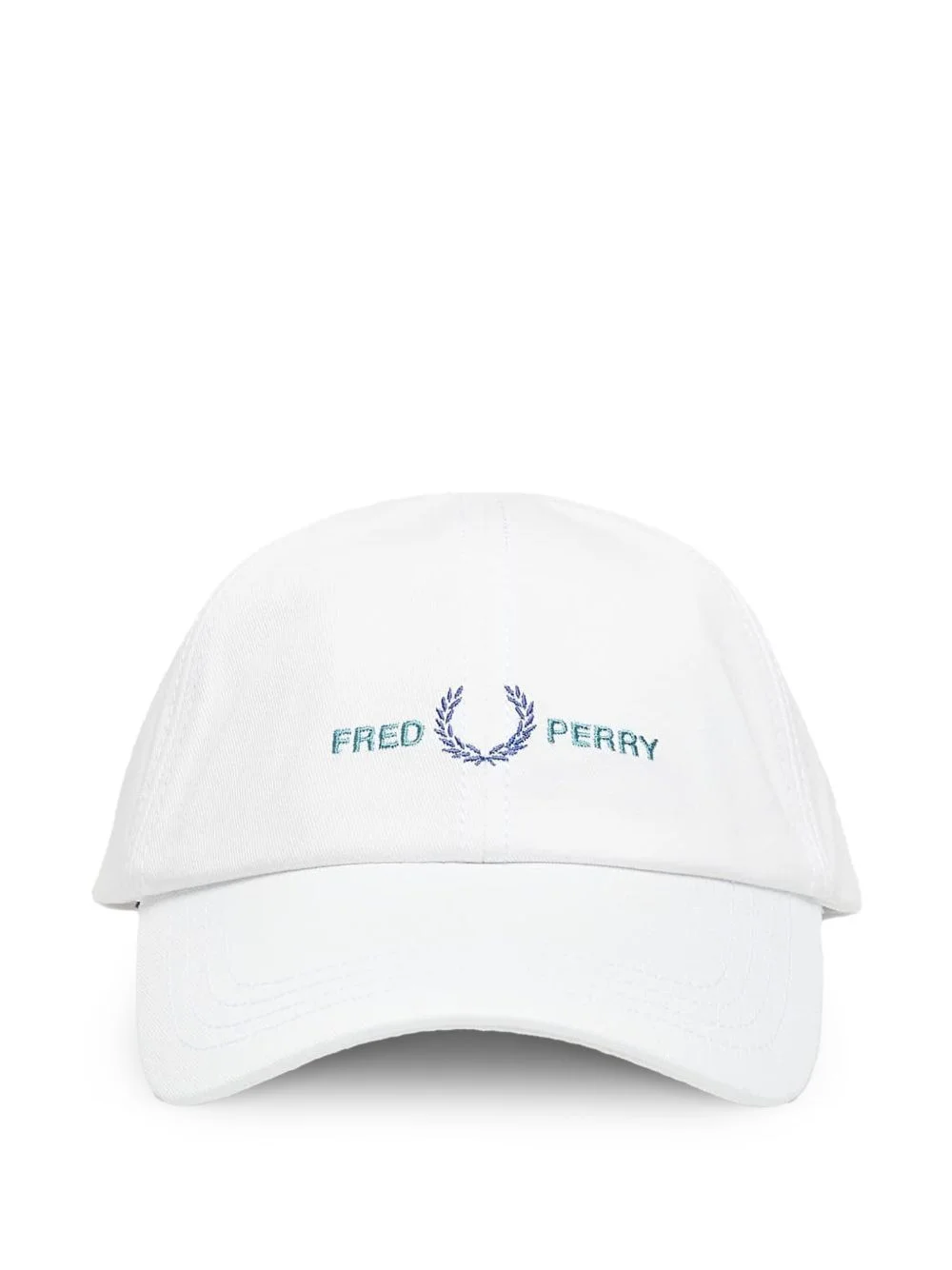 twill logo cotton cap - 1