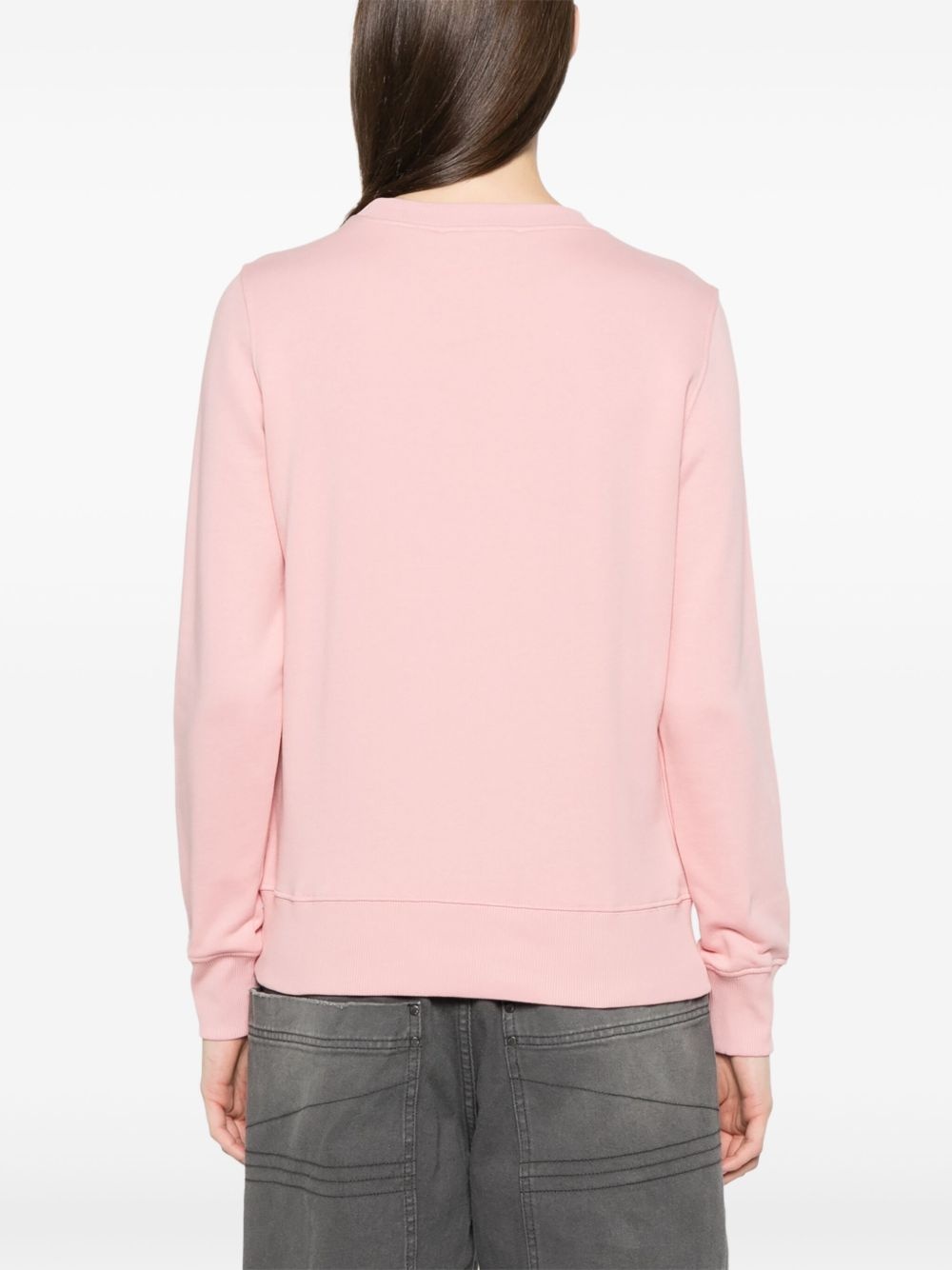logo-embroidered sweatshirt - 4