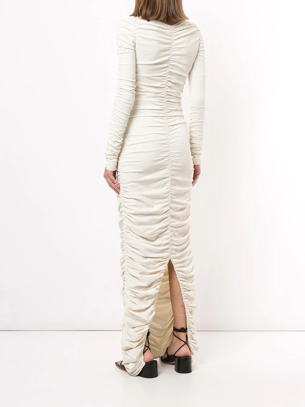 Lana ruched long dress - 4