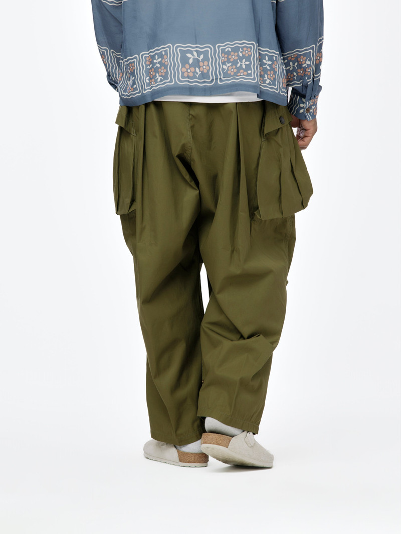 COMBINED GABERGINE AOZAI CARGO PANTS (KHAKI) 3