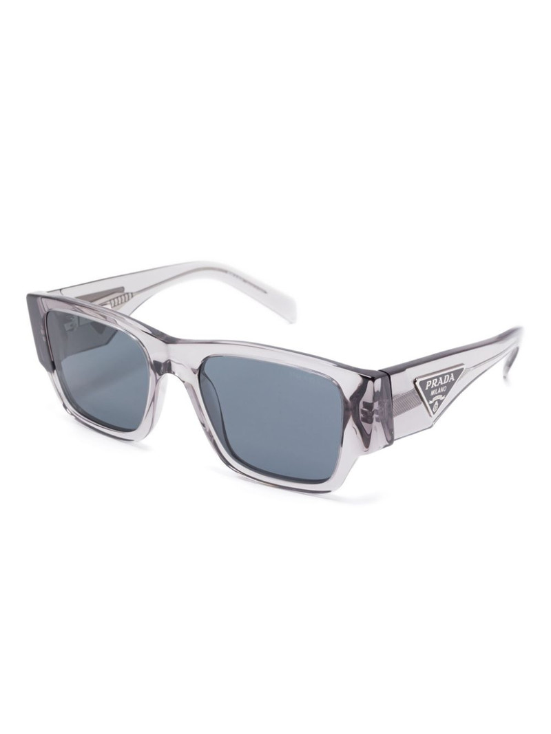 Prada enamel triangle logo sunglasses outlook
