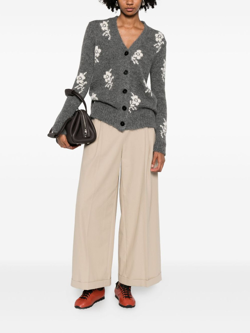 Jil Sander intarsia-knit cardigan outlook