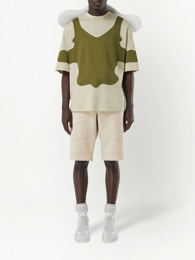 Burberry cuff-detail Bermuda shorts outlook