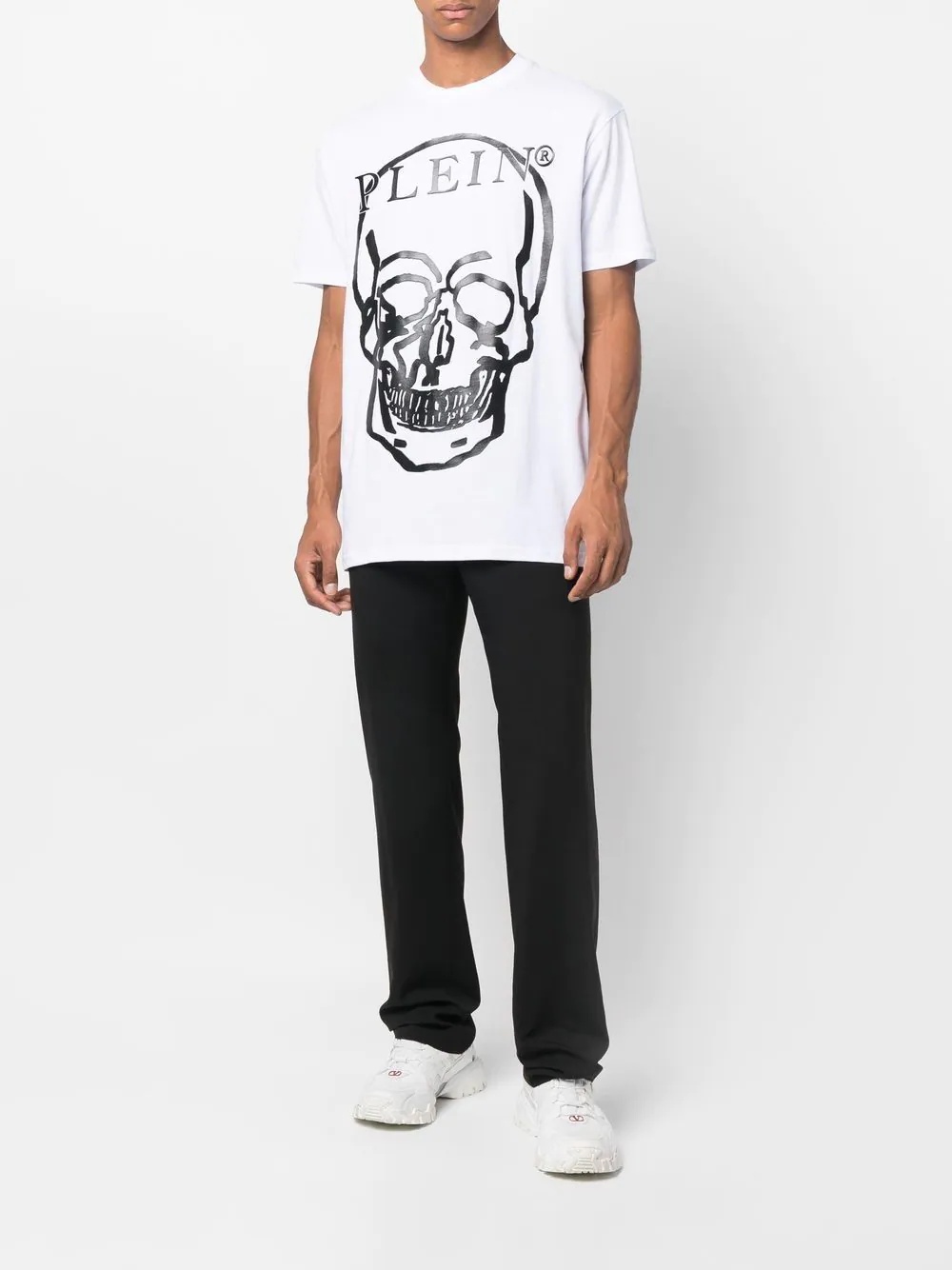 skull-print short-sleeved T-shirt - 2