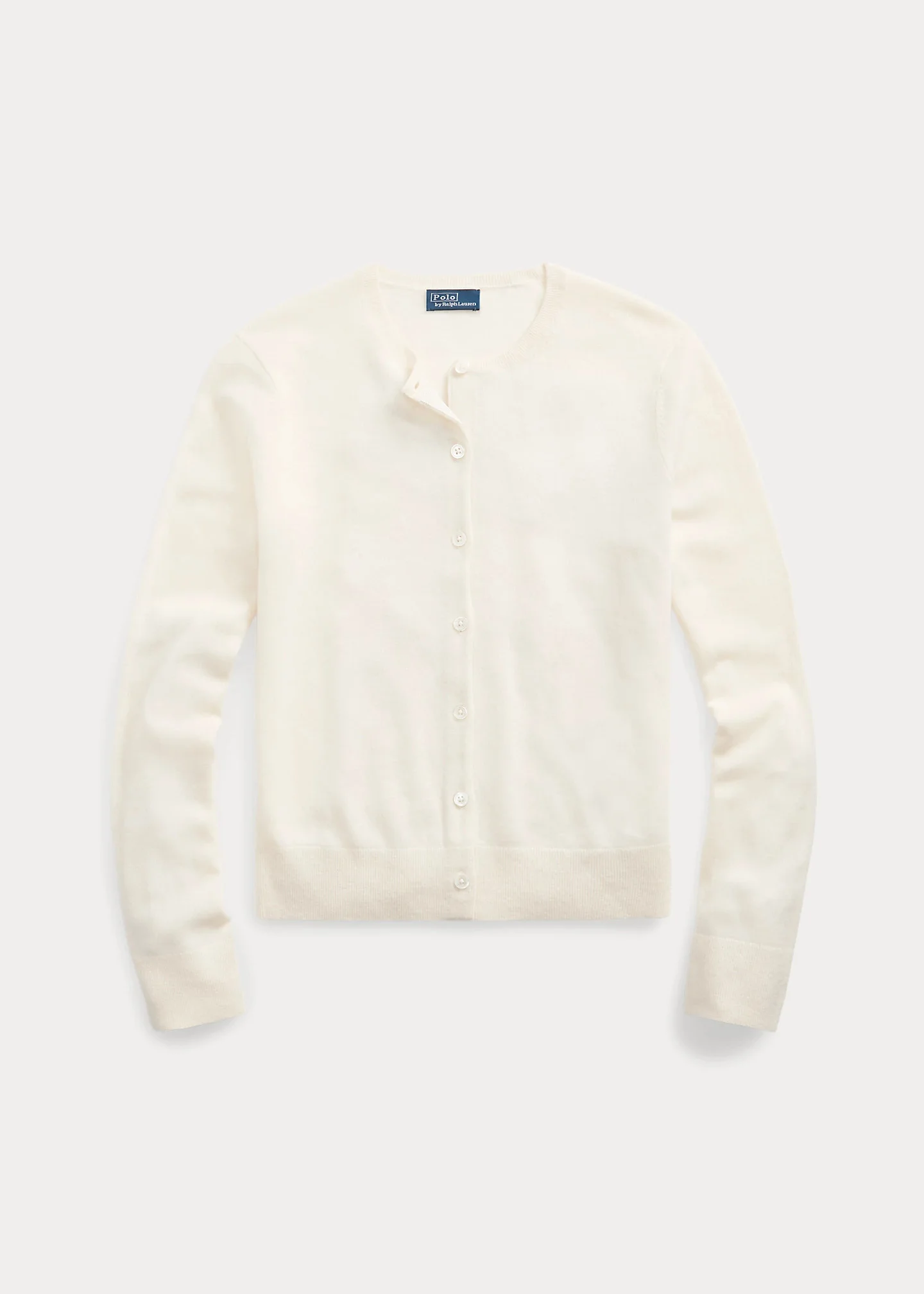 Cashmere Crewneck Cardigan - 1