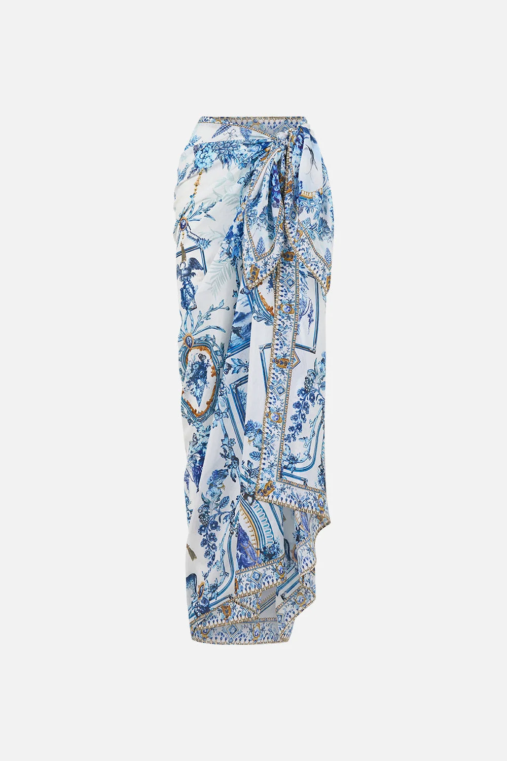 MULTI WEAR LONG SARONG THE PORCELAIN PARLOUR - 1