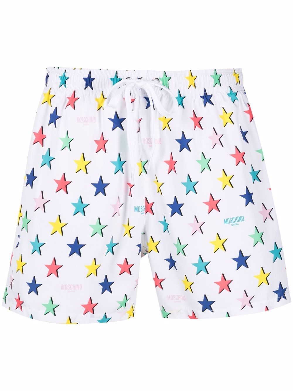 star-print swim shorts - 1