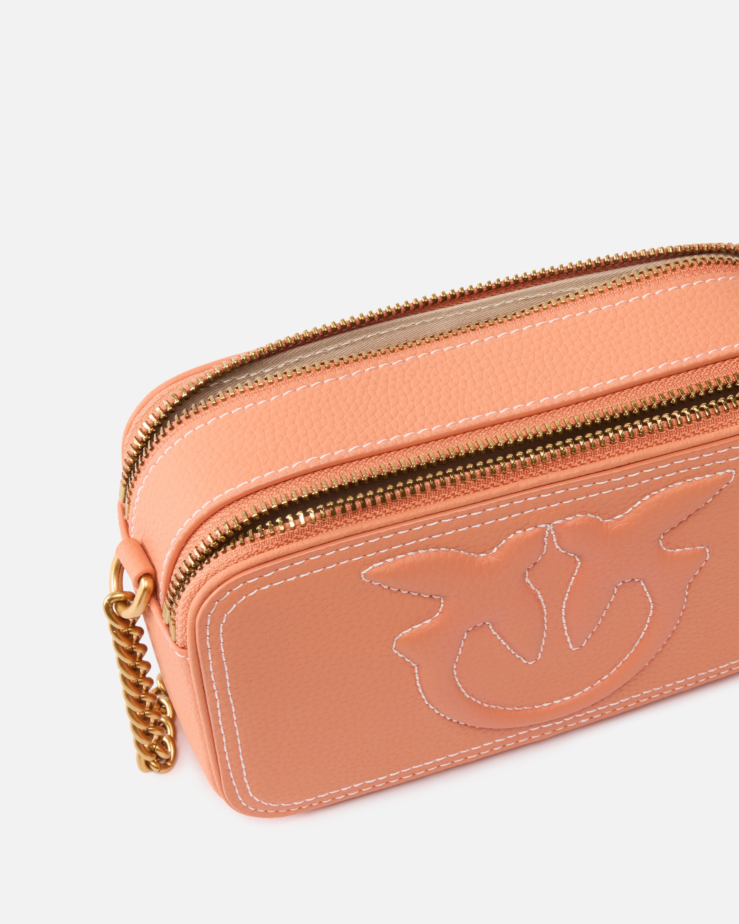 SMALL CROSSBODY BAG WITH RAISED LOVE BIRDS LOGO - 4