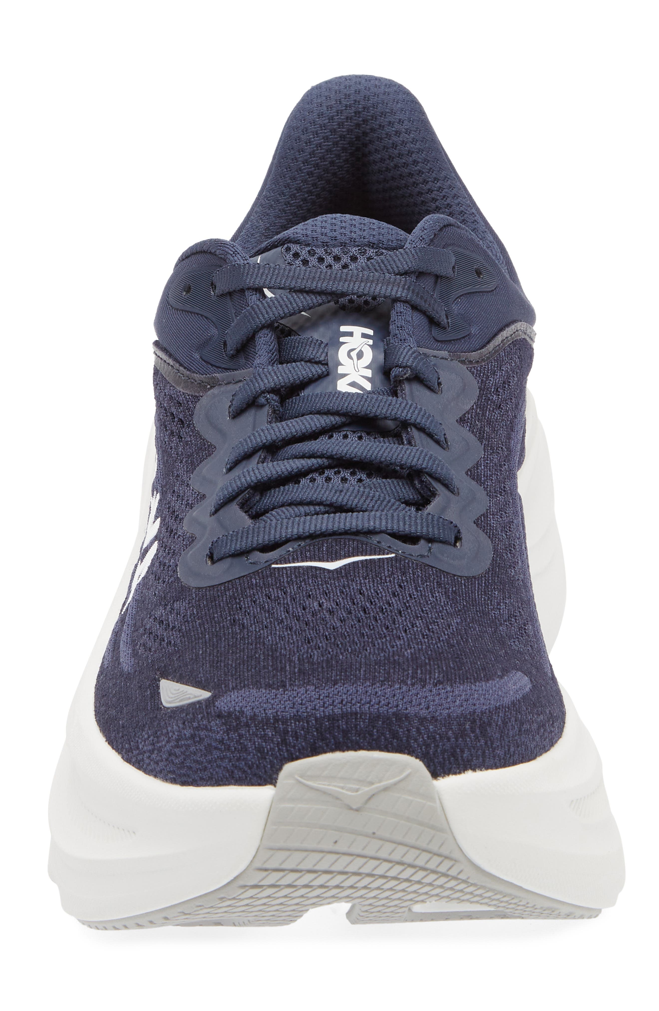 HOKA Bondi 9 Running Shoe in Varsity Navy /White at Nordstrom - 4