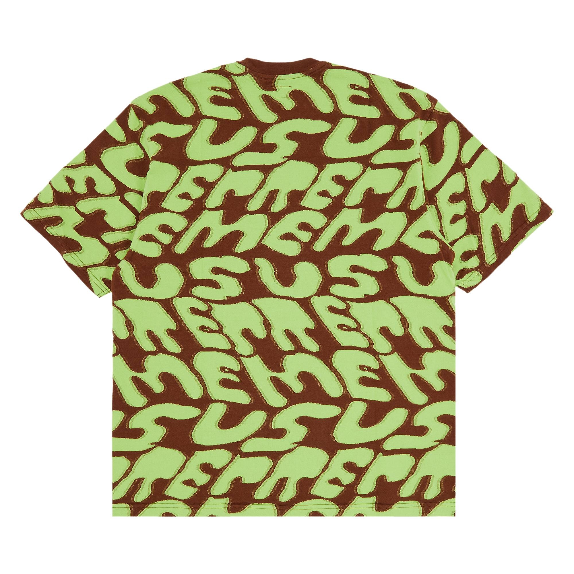 Supreme Stacked Intarsia Short-Sleeve Top 'Brown' - 2