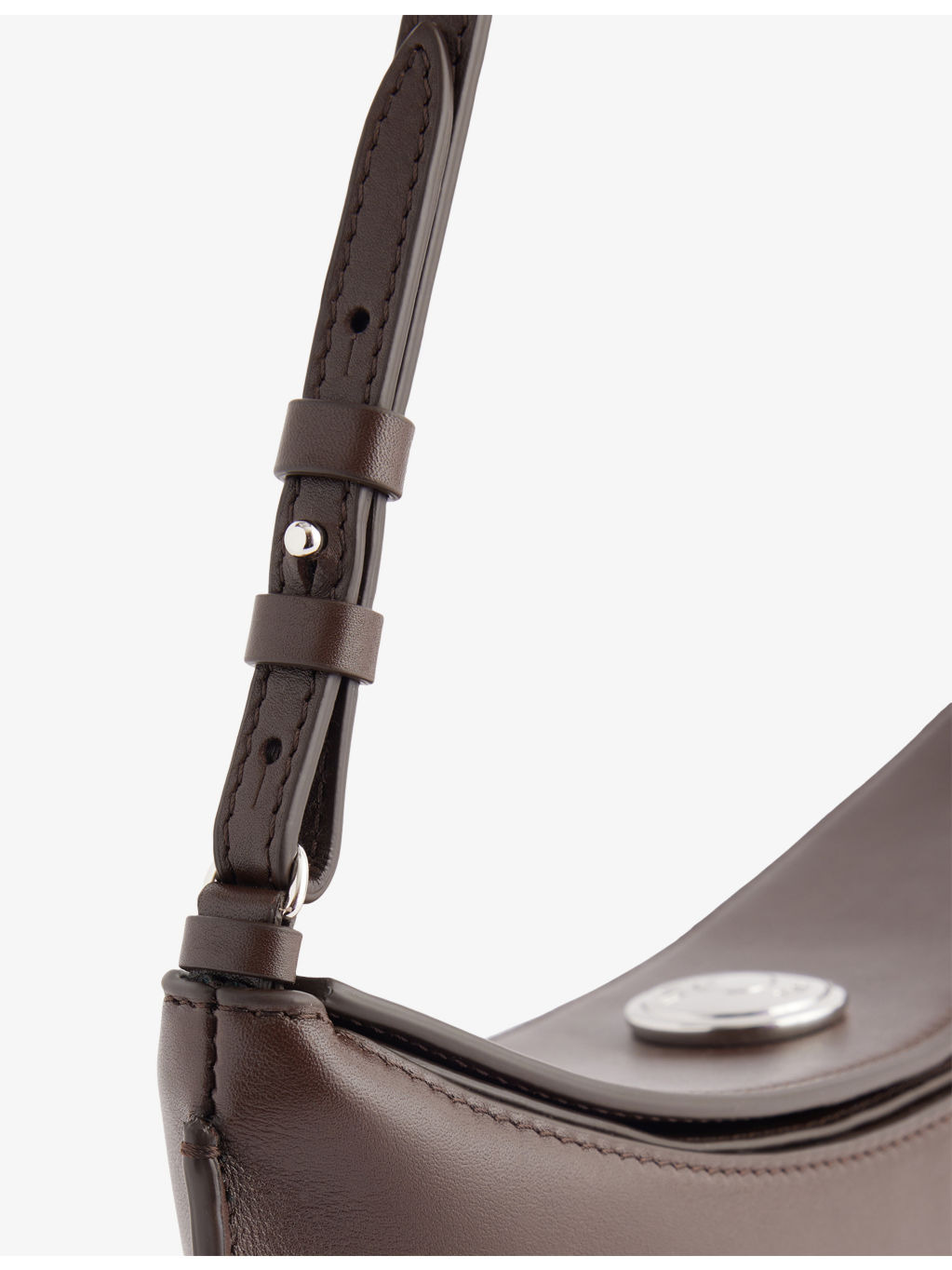 Le Petit Ovalo Leather Shoulder Bag - 5