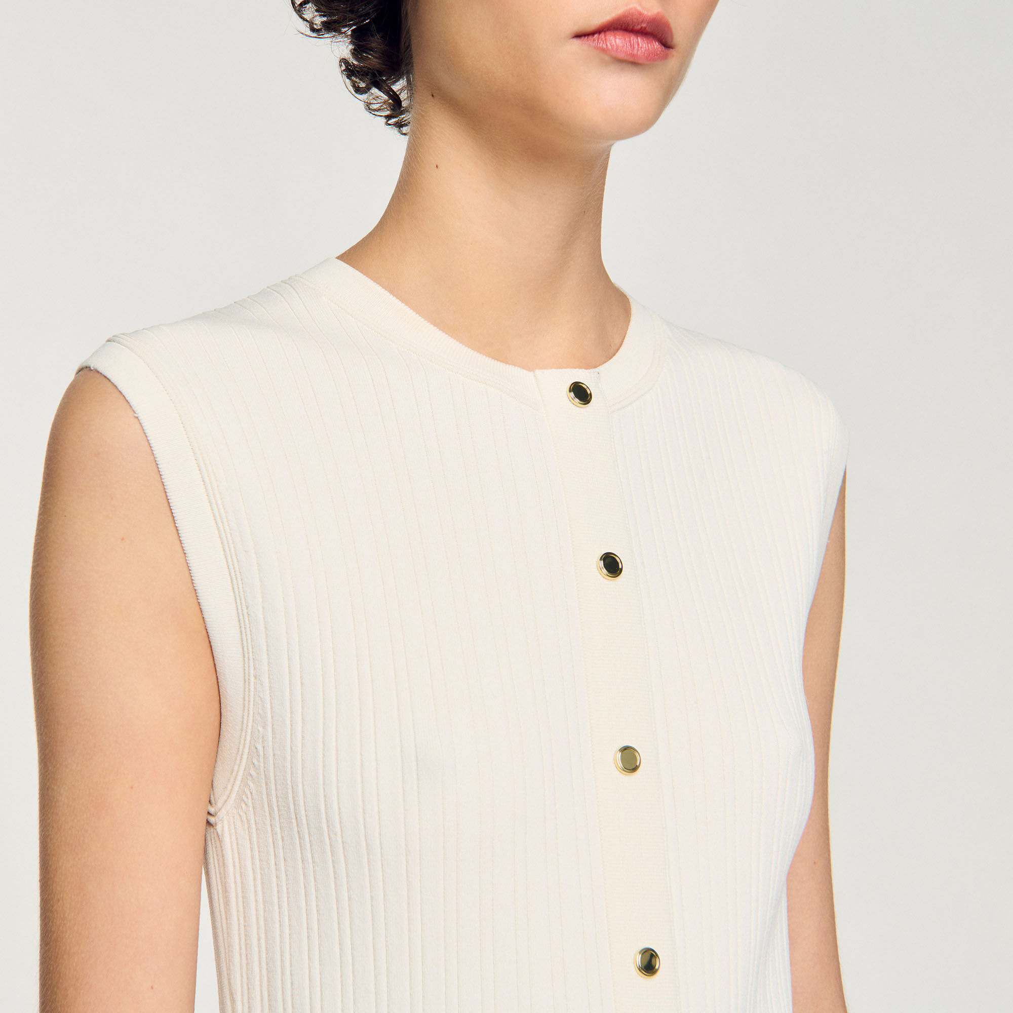 RIB KNIT MINI DRESS - 3