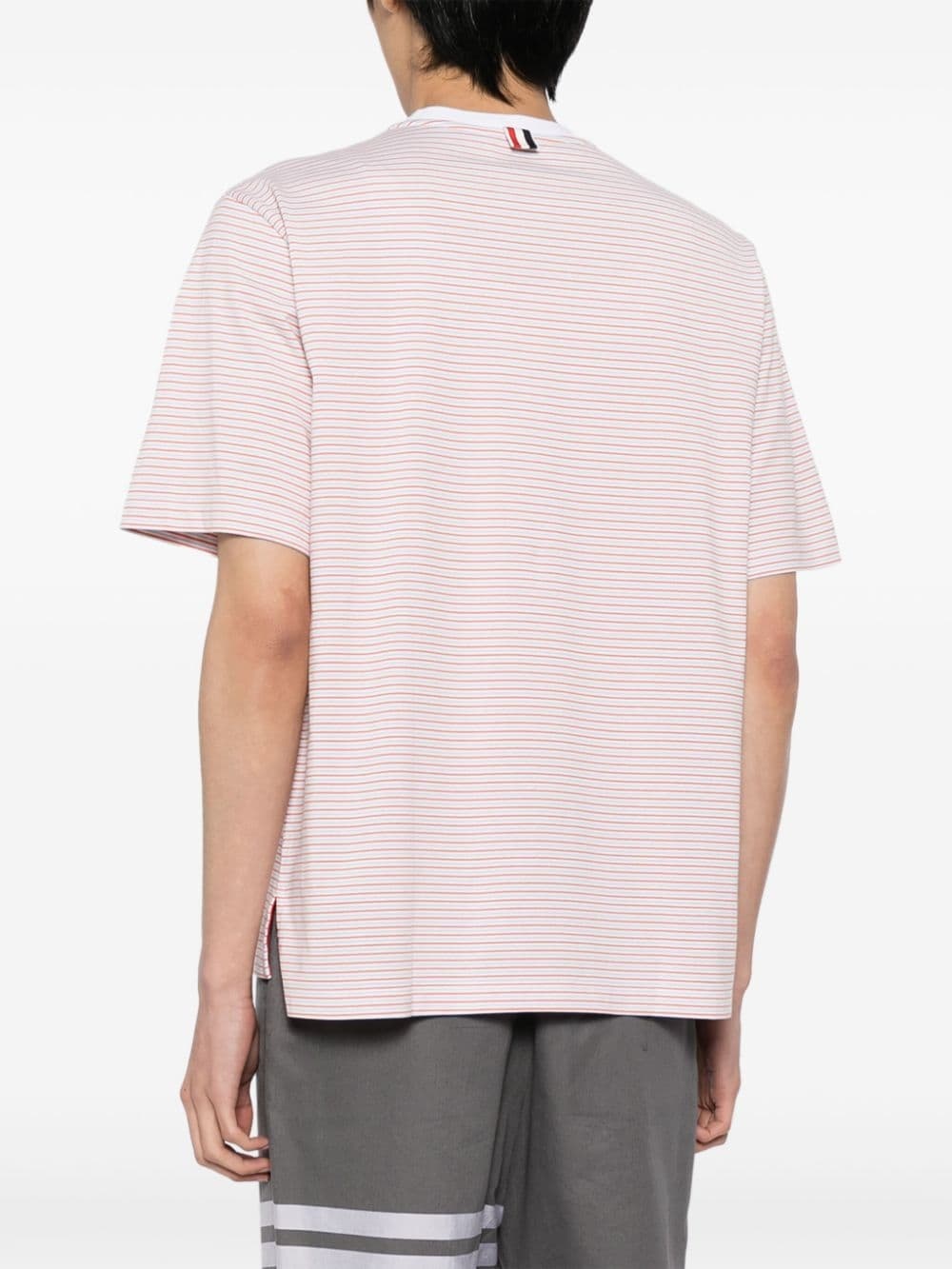 striped cotton T-shirt - 4