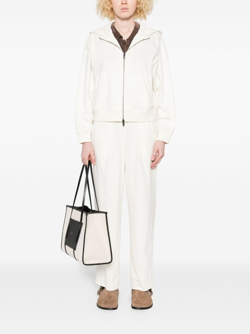 PESERICO zip-fastening hoodie outlook