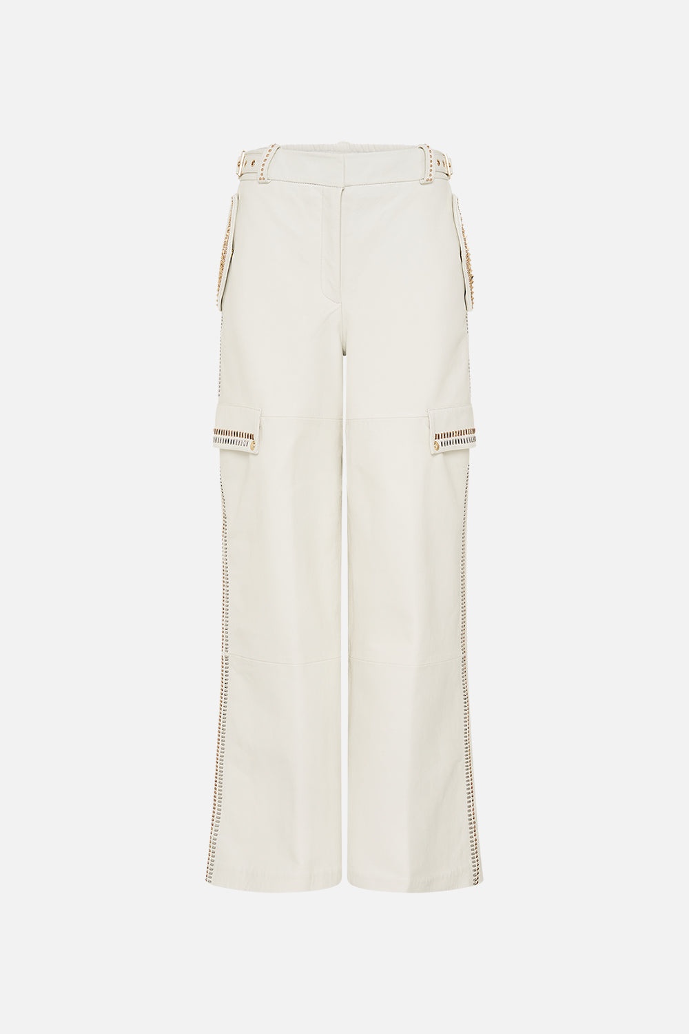 LEATHER UTILITY PANT - 1