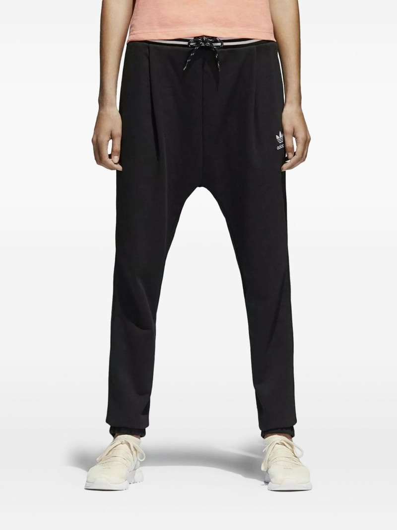 adidas logo-print track pants outlook